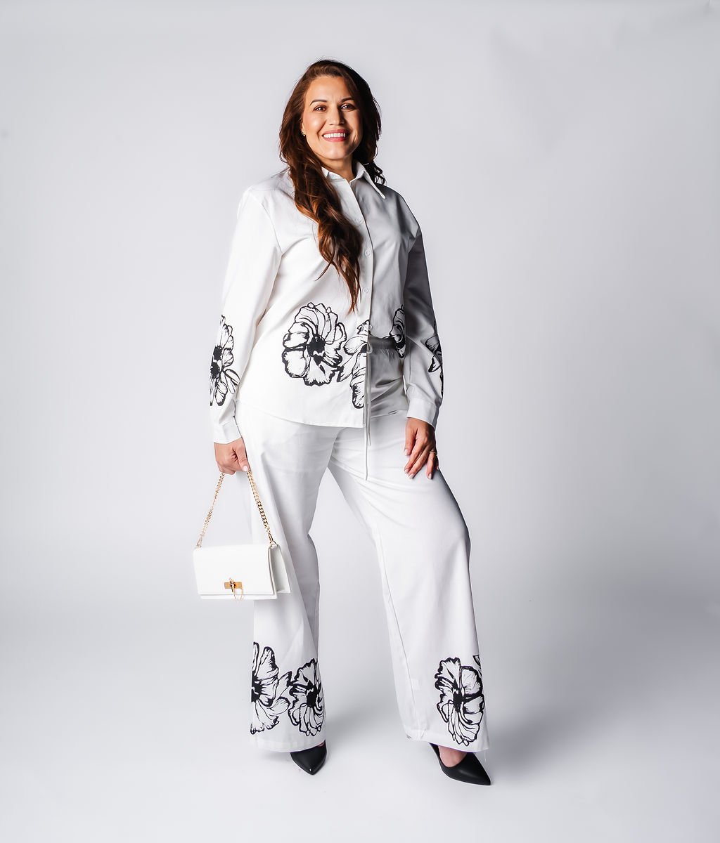 White Graphic Lower Black Print Set (PRE ORDER)