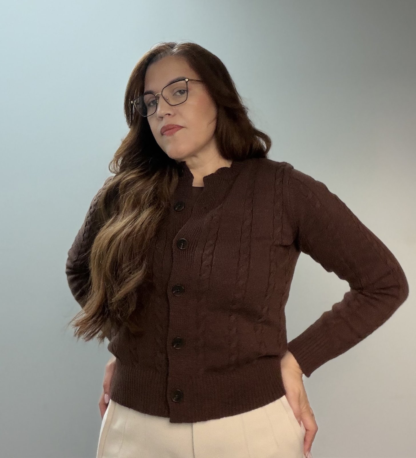 Cardigan Brown