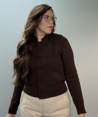 Cardigan Brown — view 1