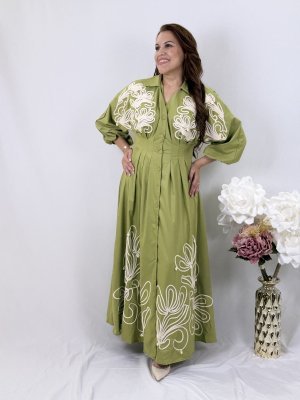 Midnight Botanical Dress — view 2